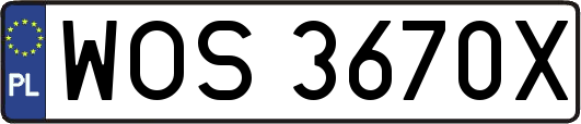 WOS3670X