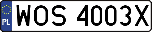 WOS4003X