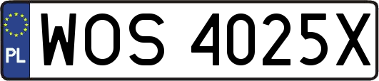 WOS4025X