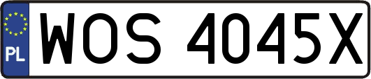 WOS4045X