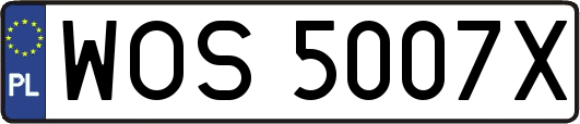 WOS5007X