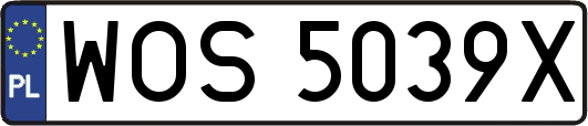 WOS5039X