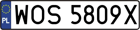 WOS5809X