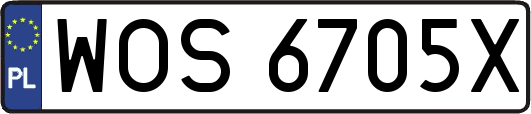 WOS6705X