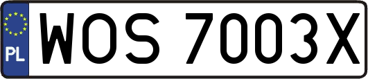 WOS7003X