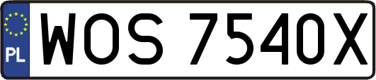 WOS7540X