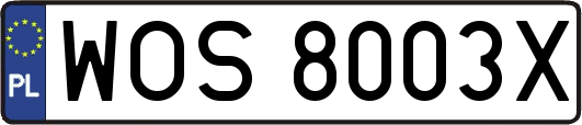 WOS8003X