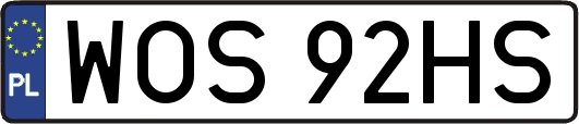 WOS92HS