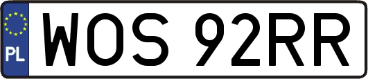 WOS92RR