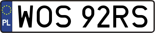 WOS92RS