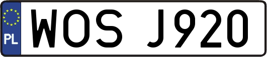 WOSJ920