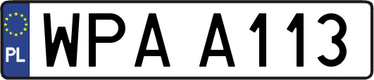 WPAA113