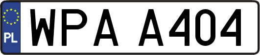 WPAA404
