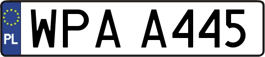 WPAA445