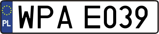 WPAE039