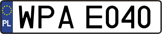 WPAE040