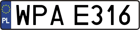 WPAE316