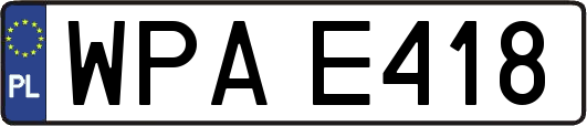 WPAE418