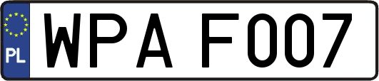WPAF007