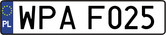 WPAF025