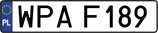 WPAF189