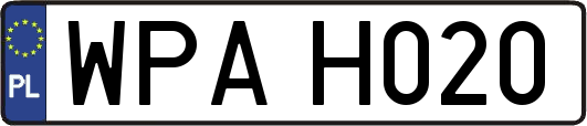 WPAH020