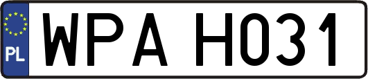 WPAH031