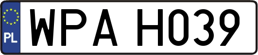 WPAH039