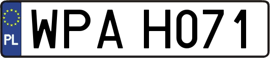 WPAH071