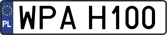 WPAH100