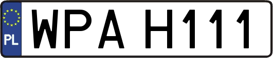 WPAH111