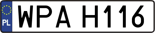WPAH116