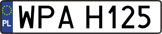 WPAH125