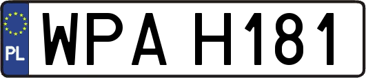 WPAH181