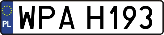 WPAH193