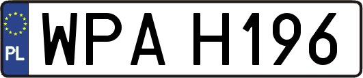 WPAH196