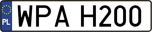 WPAH200