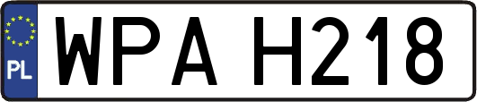 WPAH218