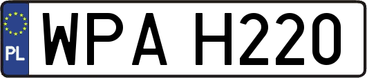 WPAH220
