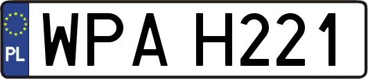 WPAH221
