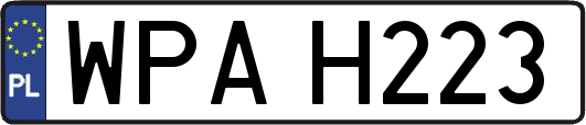 WPAH223