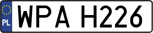 WPAH226