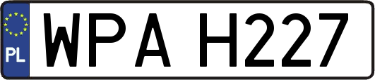 WPAH227