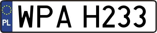 WPAH233