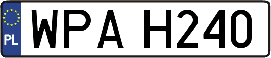 WPAH240