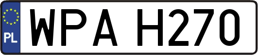 WPAH270