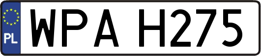 WPAH275