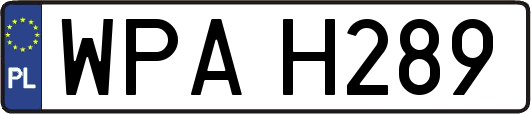 WPAH289