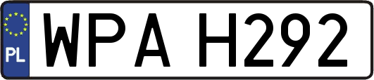 WPAH292
