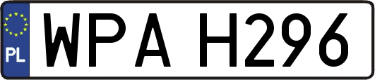 WPAH296